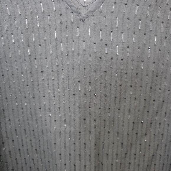 Madewell Black Silk Contemporary Sleeveless Mini Nightshine Shift Dress Size 6 - Picture 5 of 9